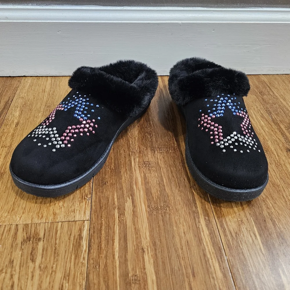 ​✨ BRAND NEW! Skechers Kids' Sleepy Slides - Radiant Star Slippers Size 3